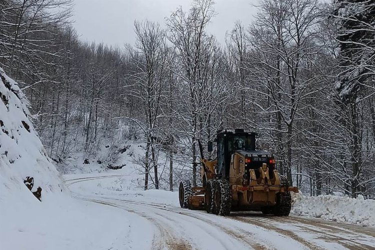 Bursa Osmangazi'de kar seferberliği