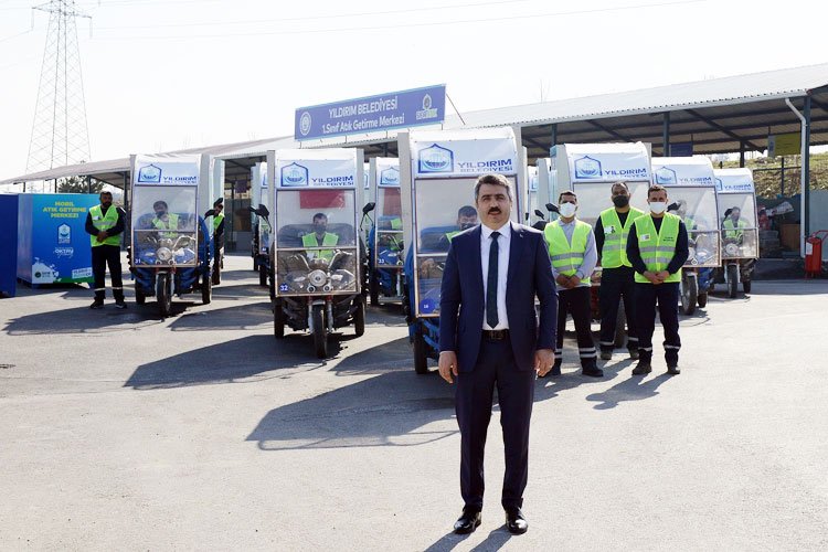 Bursa Yıldırım 'atık timi' ile Türkiye'ye örnek oluyor