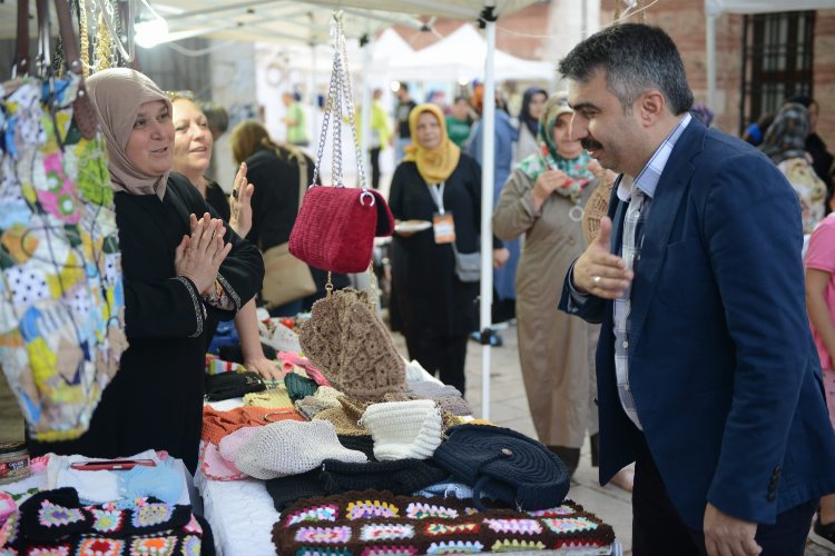 Bursa Yıldırım'da el emekleri göz kamaştırdı