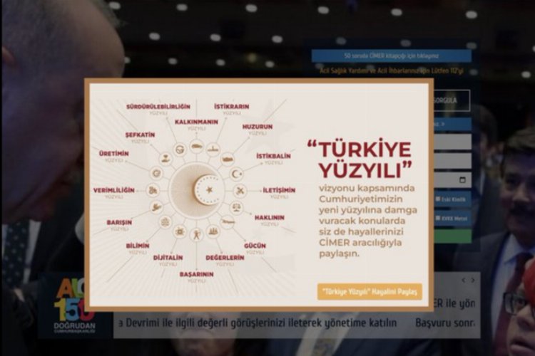 CİMER 'Türkiye Yüzyılı' için görüş ve öneri alacak