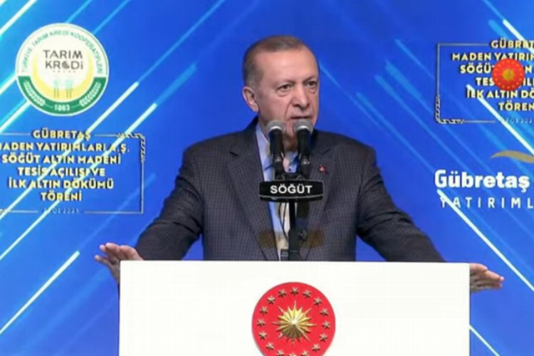 Cumhurbaşkanı Erdoğan Bilecik'te... Bilecik'te Altın Madeni açıldı