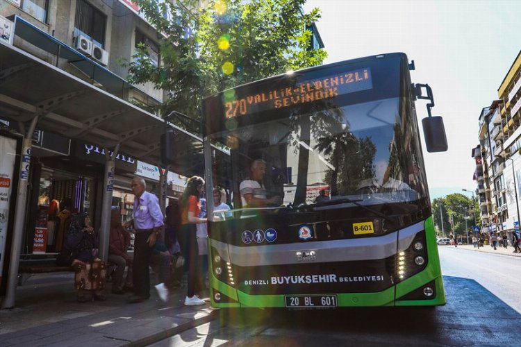 Denizli'de ulaşım 2 gün ücretsiz