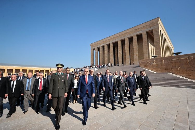 Denizli heyeti Ata’nın huzurunda