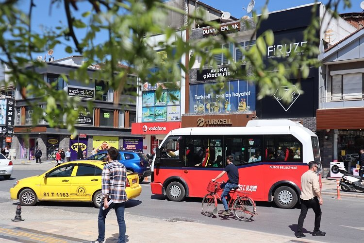 Düzce'de bayram boyunca ulaşım ücretsiz