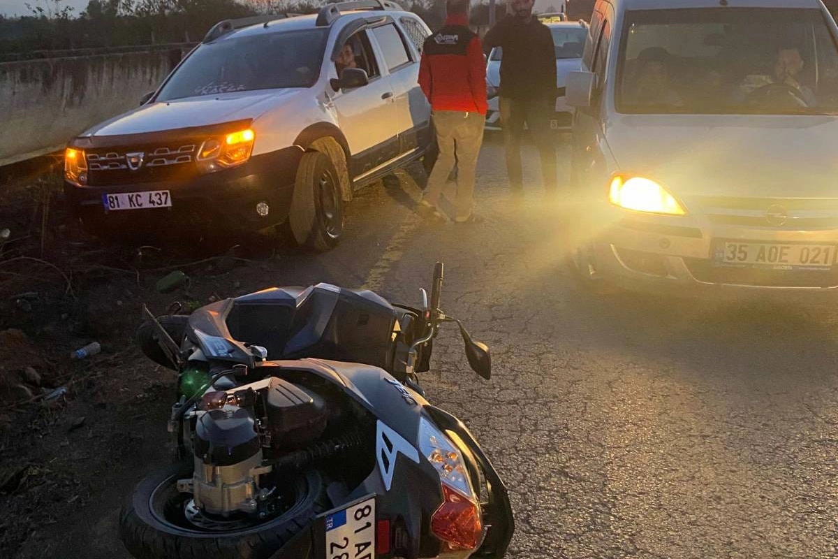 Düzce'de motosiklet kazası: 1 ölü