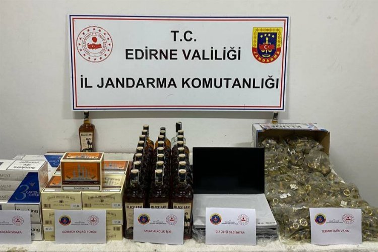 Edirne'de kaçakçılık operasyonu