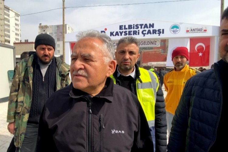 Elbistan'dan Kayseri'ye 'Çarşı' teşekkürü