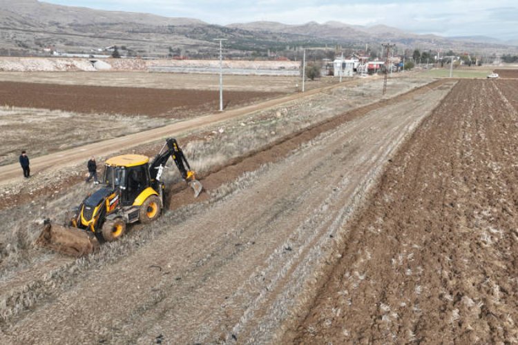 Elmalı Çobanisa Mahallesi’ne kapalı devre sulama sistemi