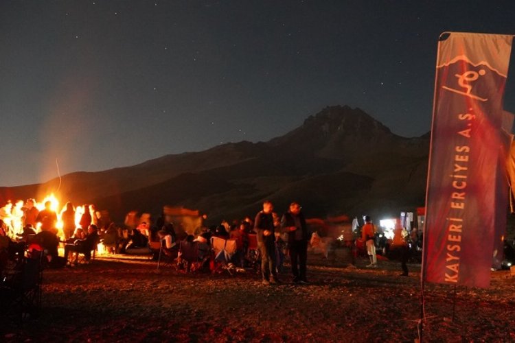 Erciyes’te Perseid Meteor Yağmuru