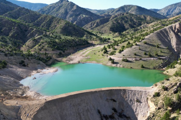 Erzurum'da göletler can simidi oldu