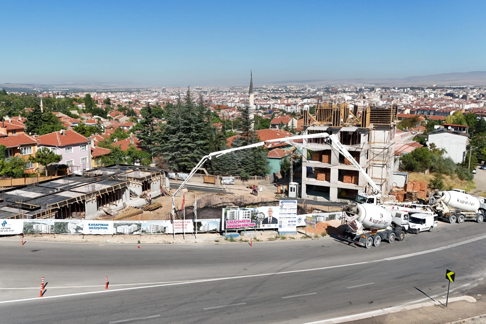 Eskişehir Karapınar'da sönüşüm devam ediyor