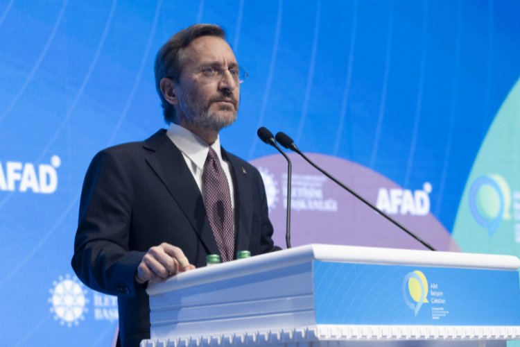 Fahrettin Altun 'Afet İletişim Çalıştayı'nda konuştu