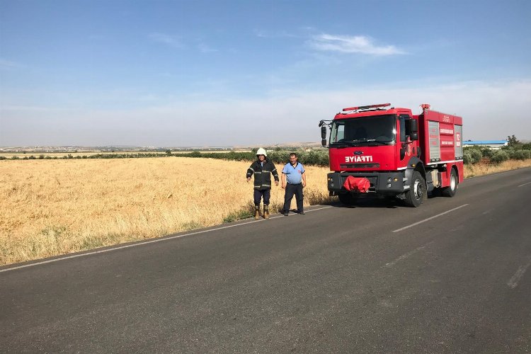 Gaziantep itfaiyesi mahsul nöbetinde