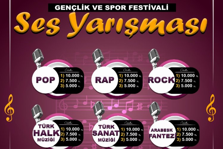 Gaziantep'te 'Ses' yarışması