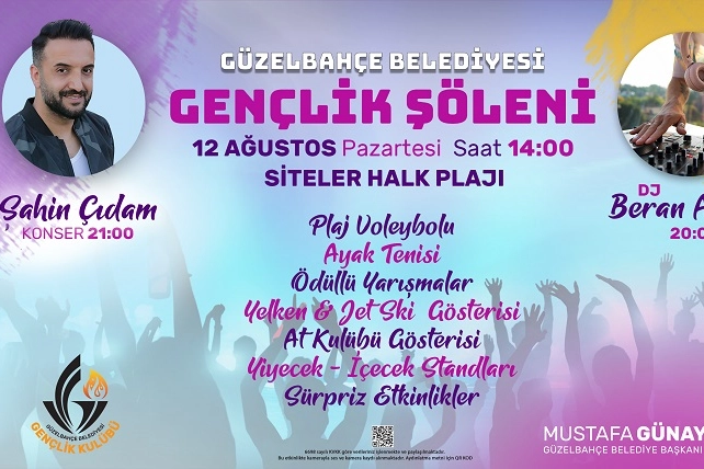 Güzelbahçe'de Gençlik Şöleni başlıyor