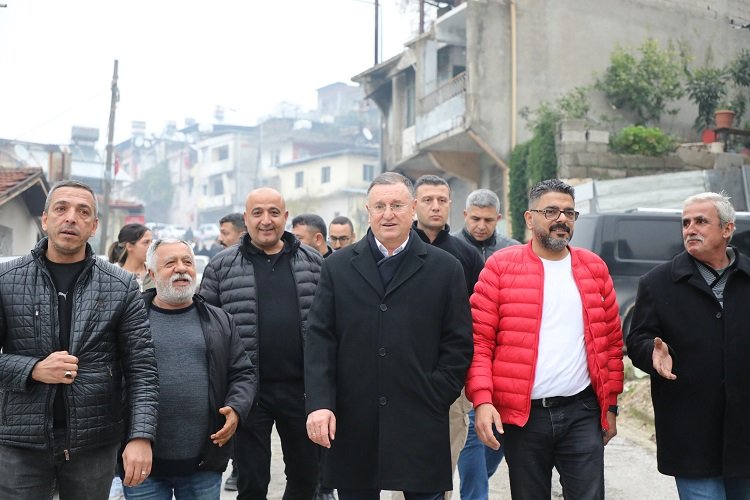 Hatay'da Başkan Savaş halkla buluştu