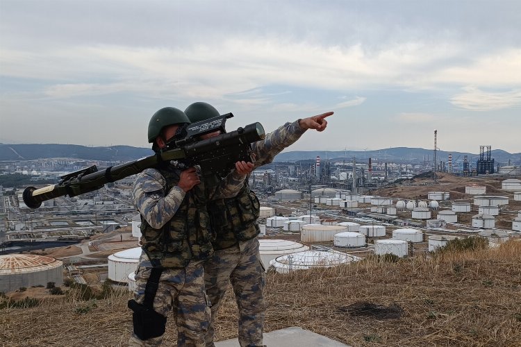 İzmir Aliağa'da 'hava savunma tatbikatı' yapıldı