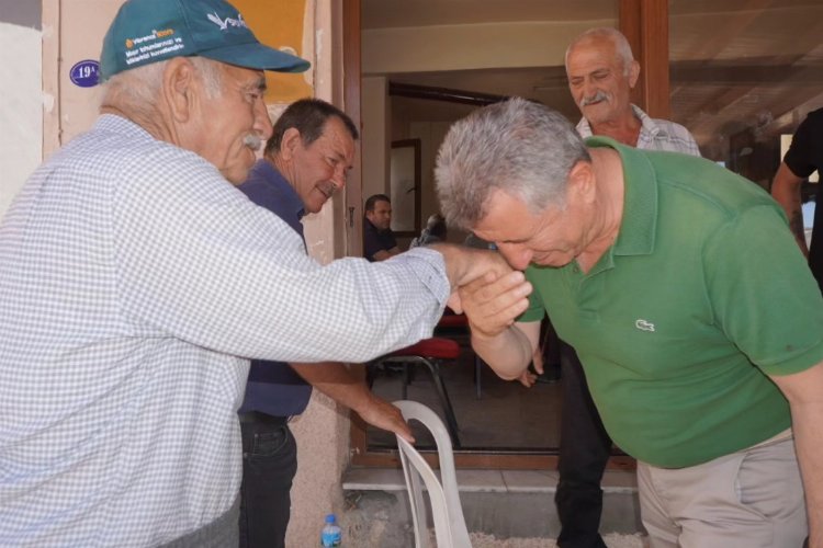 İzmir Güzelbahçe'nin mahallelerine bayram ziyareti