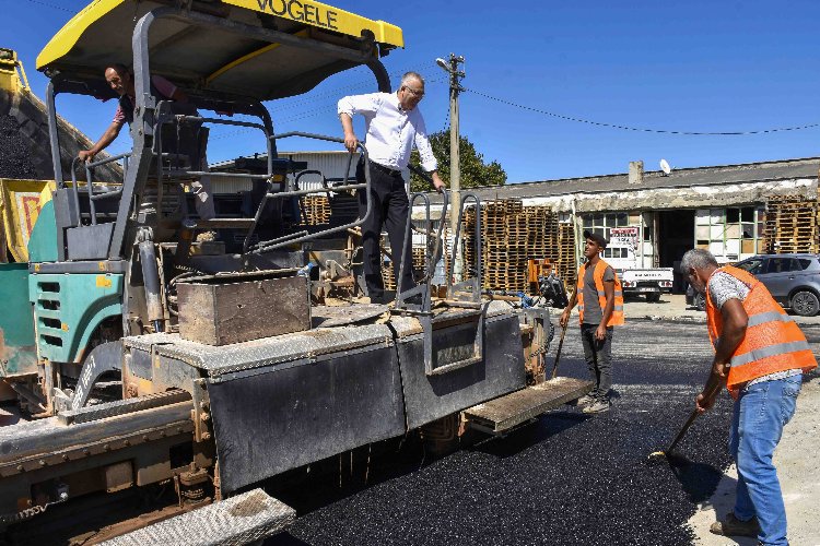 Karacabey Sanayi Sitesi'ndeki çalışmalara tam gaz