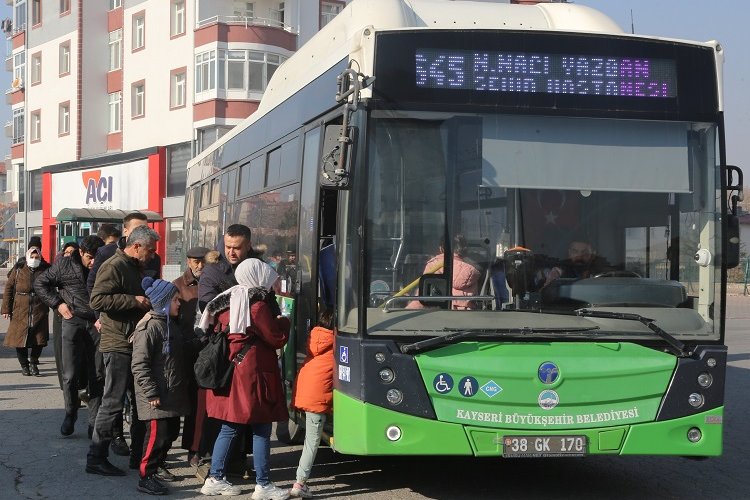 Kayseri Büyükşehir'den ulaşıma yoğun mesai