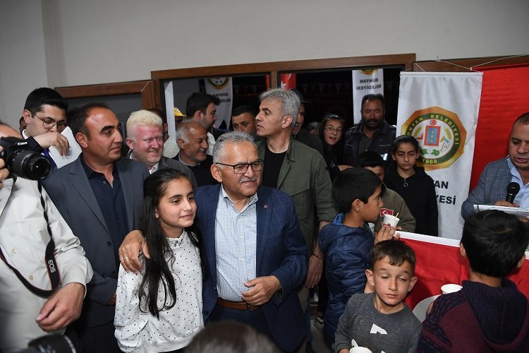 Kayseri'de önce açılış sonra iftar