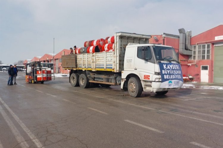 Kayseri'de variller sobaya dönüştü