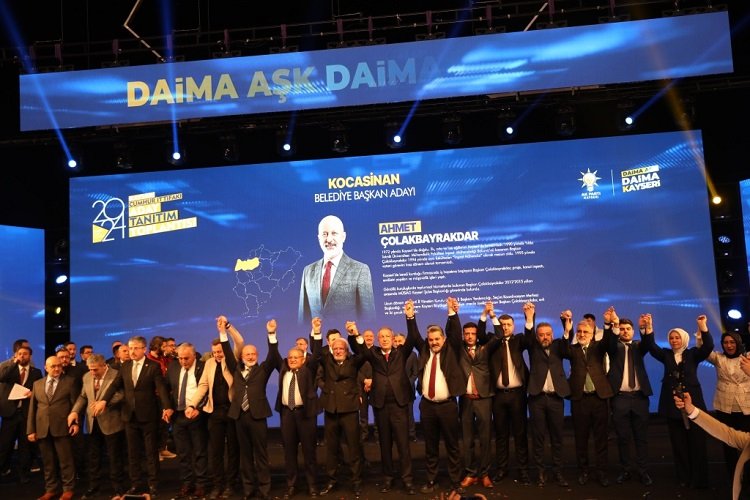 Kayseri Kocasinan'da Ahmet Çolakbayrakdar yeniden aday