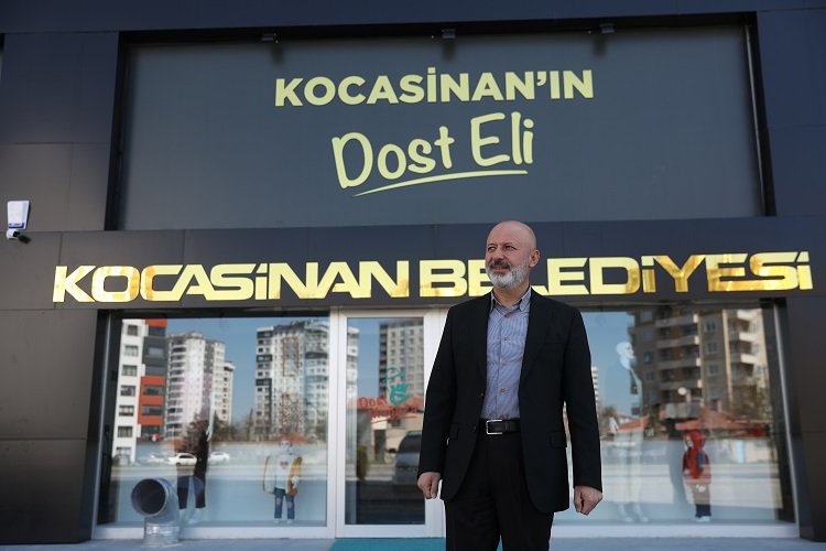 Kayseri Kocasinan'da Dost Market'te kışlık yardım