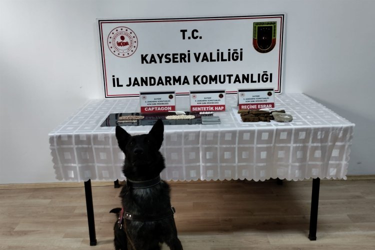 Kayseri Kocasinan'da Jandarma'dan uyuşturucu operasyonu