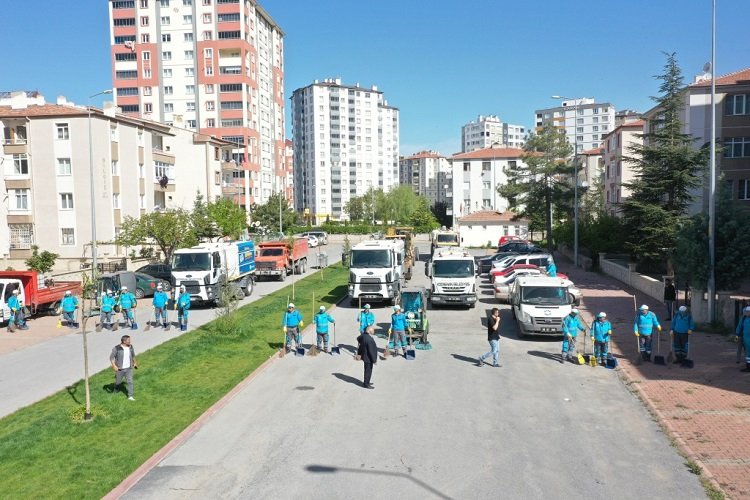 Kayseri Kocasinan'dan bahar temizliği