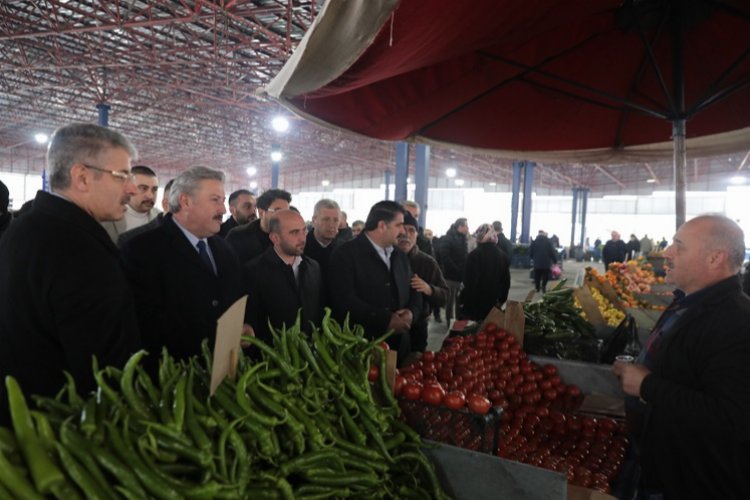 Kayseri Melikgazi'de esnafa ziyaret