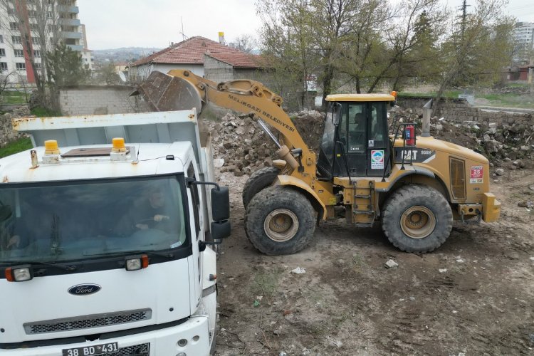 Kayseri Melikgazi'de hafriyat çalışması