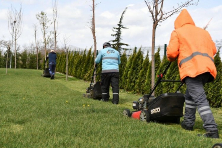 Kayseri OSB'den park temizliği