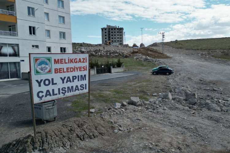 Kayseri Şirintepe'ye yeni yol çalışması