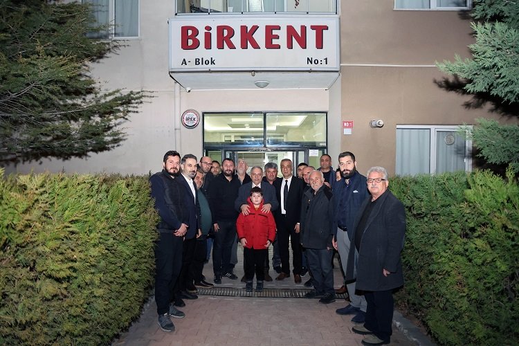 Kayseri Talas'ta akşam oturması