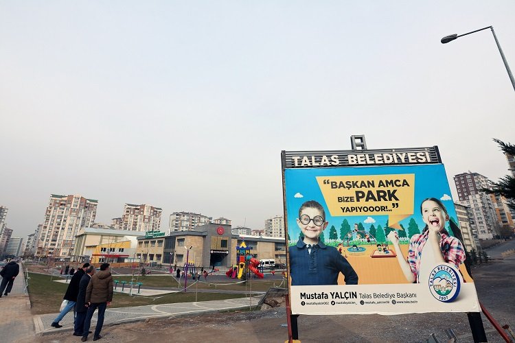 Kayseri Talas'ta Mevlana'ya yeni park