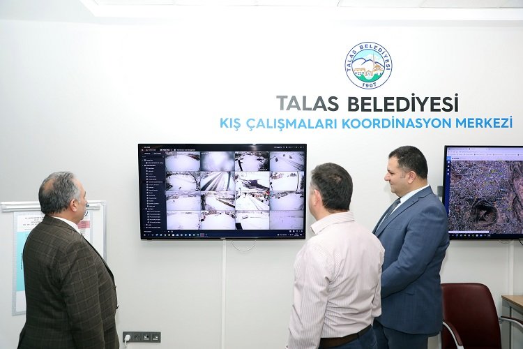 Kayseri Talas'ta yollar açık