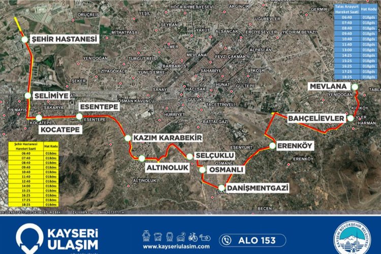 Kayseri ulaşım ağını genişletiyor