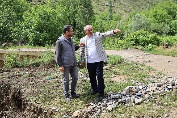 Kayseri Yahyalı'da taşkın tedbirleri alınıyor