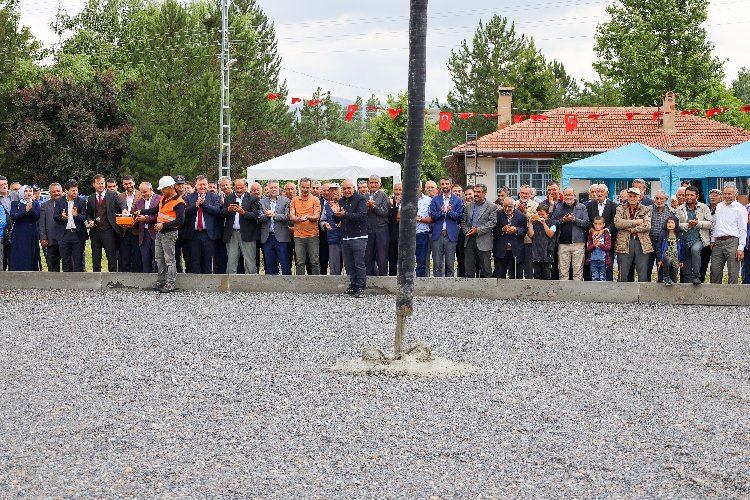 Kayseri Yahyalı'da Yerköy Camii'nin temeli atıldı