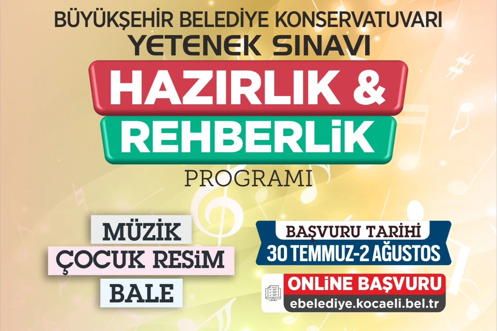 Kocaeli Büyükşehir Konservatuvarı’ndan Tanıtım ve Rehberlik programı