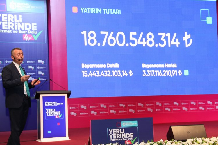 Kocaeli'de 4 yılda 18,7 milyar TL'lik eser