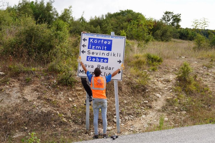 Kocaeli'de kırsala işaret ve yönlendirme seferberliği