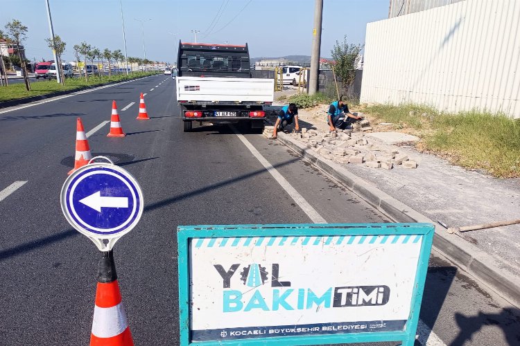 Kocaeli'de 'Yol Timi' dur durak bilmiyor