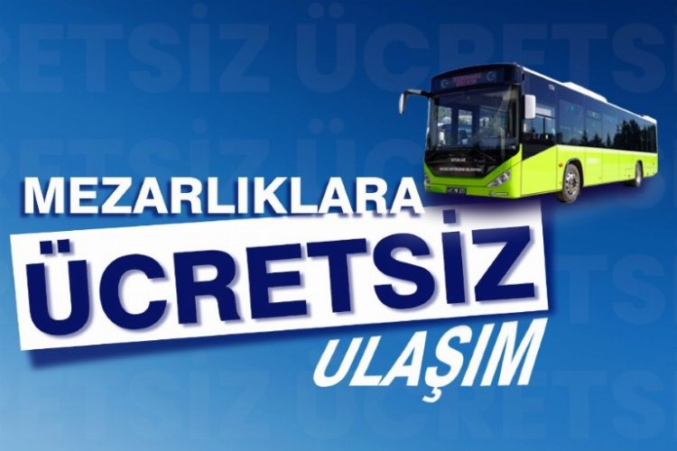 Kocaeli'den bayramda mezarlıklara ücretsiz ulaşım