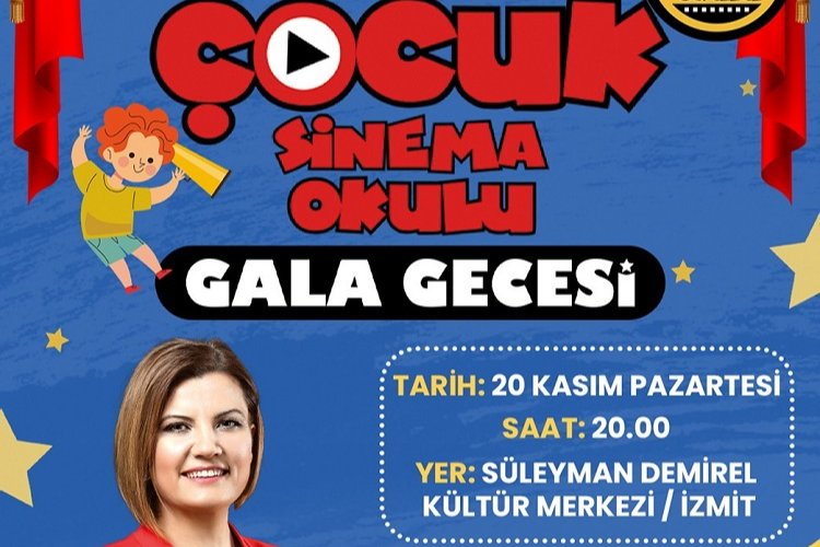 Kocaeli İzmit Belediyesi Çocuk Sinema Okulu için gala zamanı