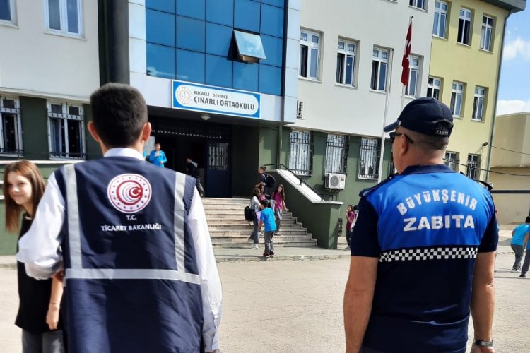 Kocaeli Zabıtası'ndan okul kantinlerine sıkı denetim