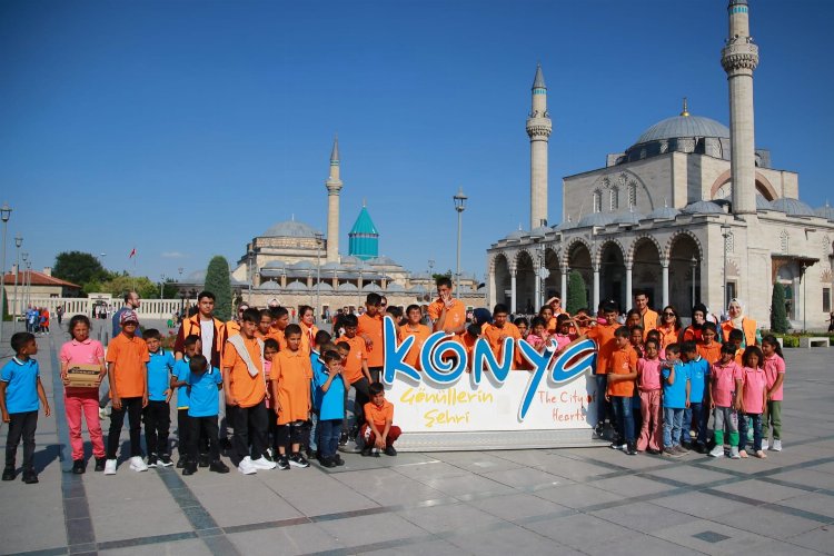 Konya'da mevsimlik tarım işçilerinin çocuklarına özel etkinlik