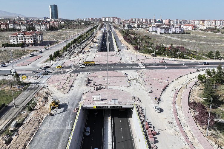 Konya'da o kavşak Mayıs'ta tamamen hizmete açılacak