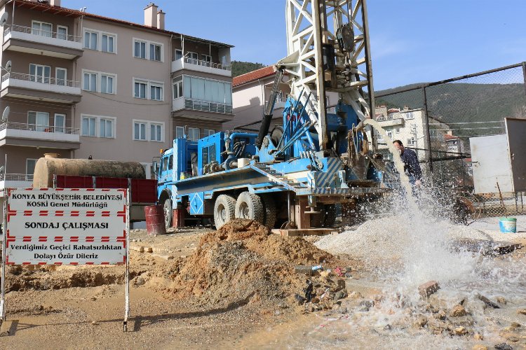 Konya'da yüksek debili sondajlar ihtiyacı gideriyor